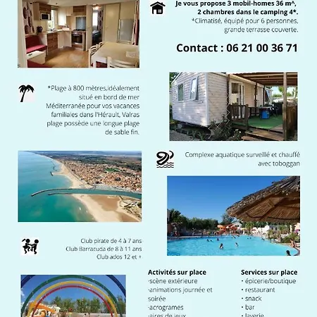Campingplatz Les Sables Du Midi 4 *